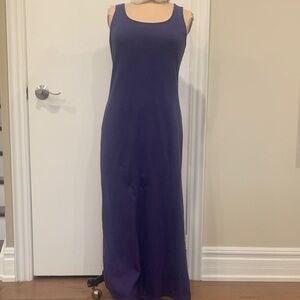 Marks & Spencer Cotton Purple Maxi Dress